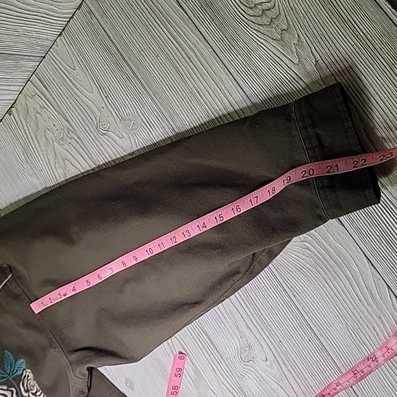 PACSUN Western Floral Embroidered Gas Jacket Mens Size Large - Picture 9 of 11